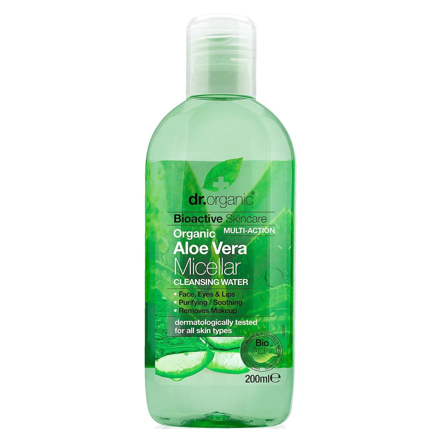 dr. organic Woda micelarna z organicznym aloesem i nagietkiem 200 ml
