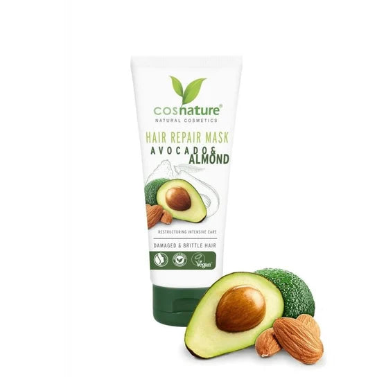 Cosnature Naturalna regenerująca maska do włosów z awokado i migdałami 100 ml