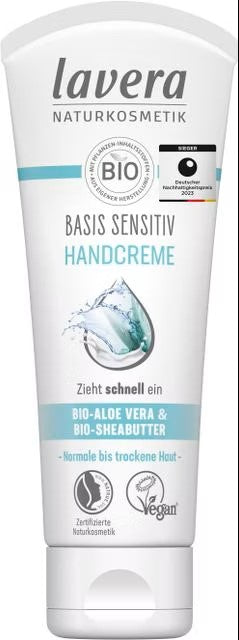 Krem do rąk z aloesem i masłem shea BASIS SENSITIV Lavera 75 ml