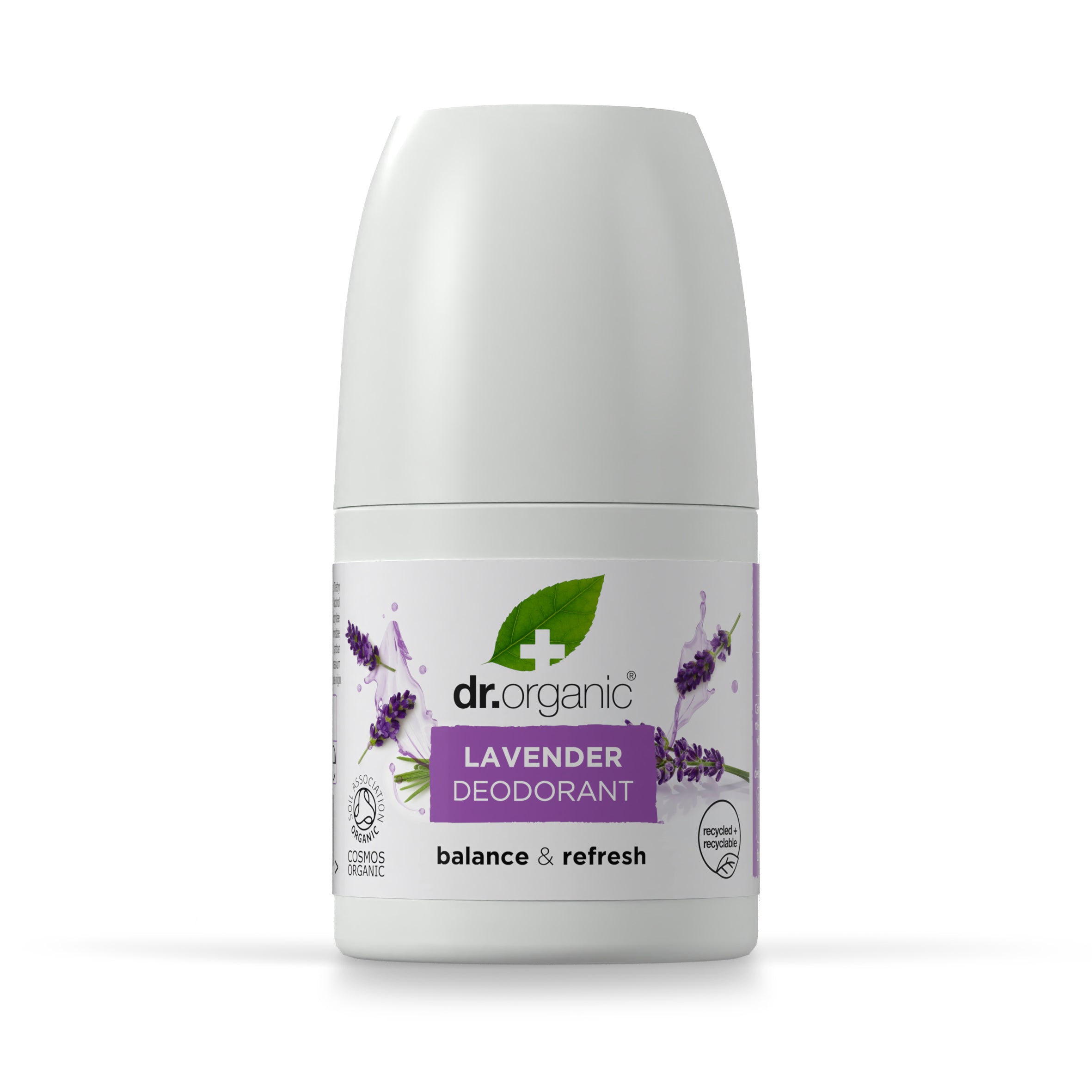 dr. organic Dezodorant roll-on z olejkiem z organicznej lawendy 50 ml