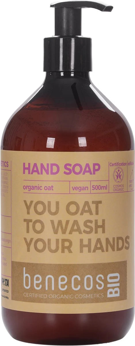 benecosBIO Mydło do rąk z organicznym owsem 500ml