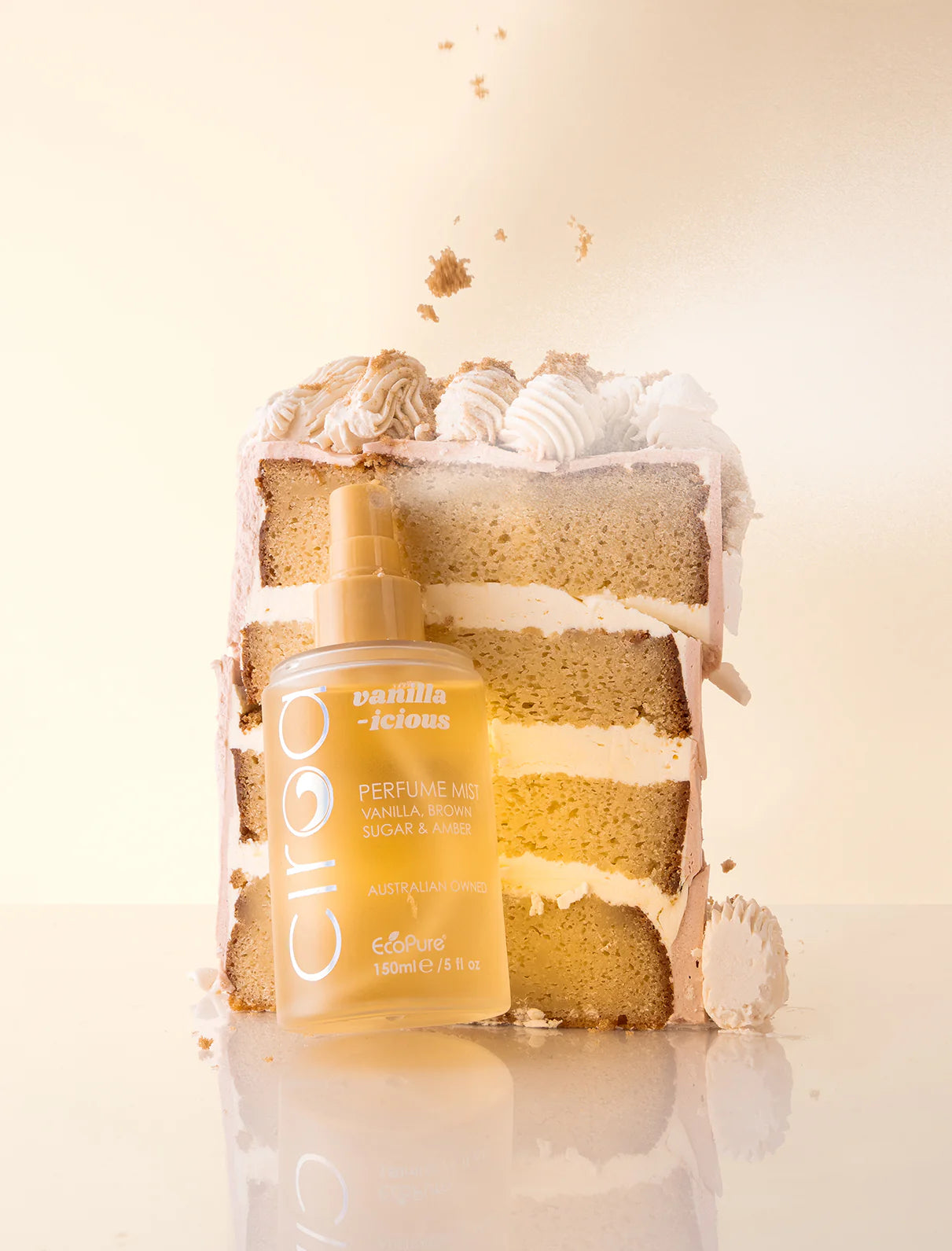 CIROA Beauty Perfumowana mgiełka do ciała wanilia & brązowy cukier & bursztyn 150 ml