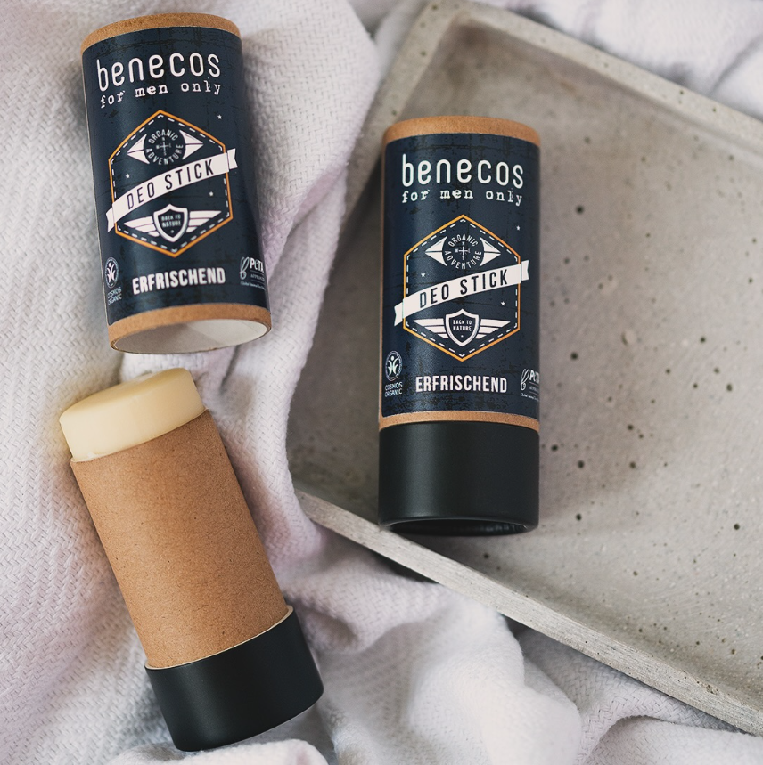 Benecos For men only - Naturalny odświeżający dezodorant w sztyfcie dla mężczyzn 40 g - zdjęcie 2