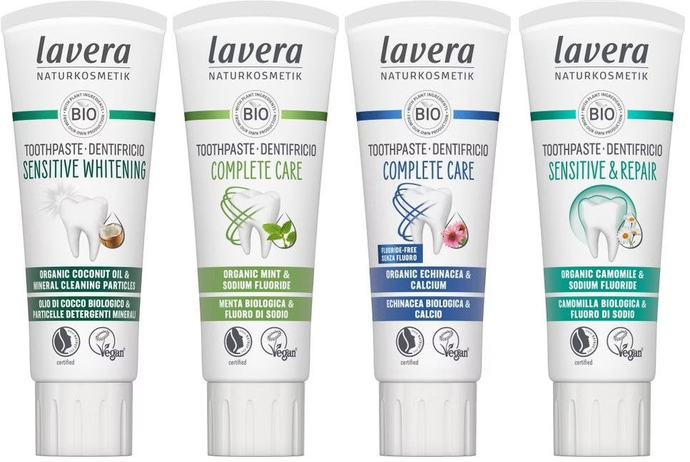 Pasta do wrażliwych zębów z rumiankiem i fluorem SENSITIVE Lavera 75 ml - zdjęcie 7