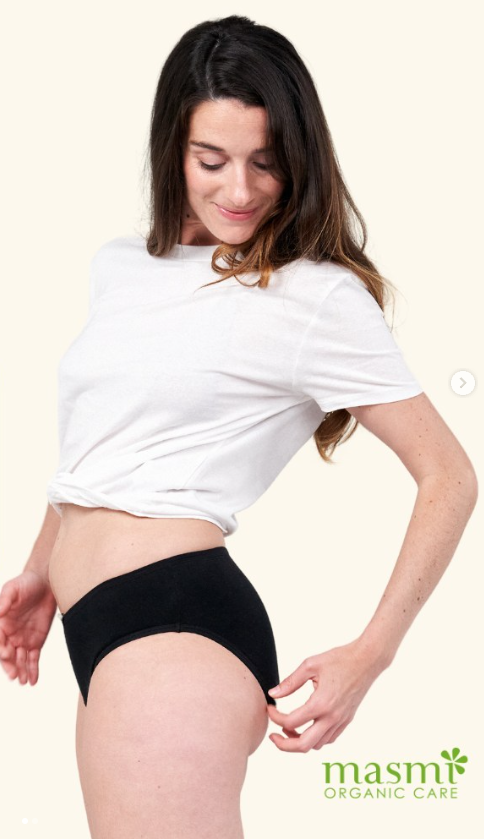 MASMI Majtki menstruacyjne o podwójnej chłonności (120 g chłonności), niski stan rozmiar XL (110-118 cm) 1 szt. - zdjęcie 2
