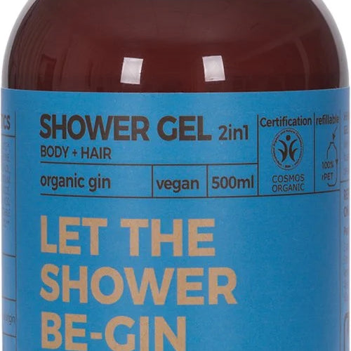 benecosBIO 2in1 Żel pod prysznic i szampon z organicznym ginem 500ml