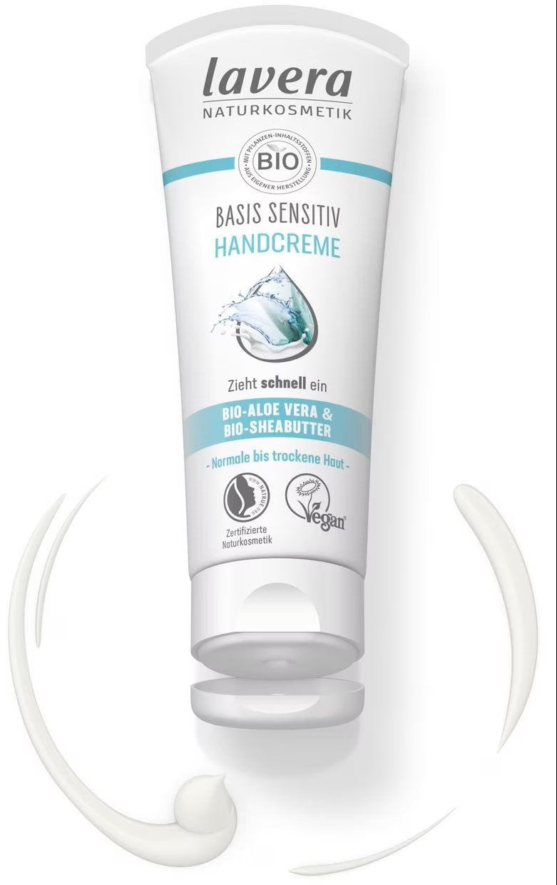 Krem do rąk z aloesem i masłem shea BASIS SENSITIV Lavera 75 ml - zdjęcie 3
