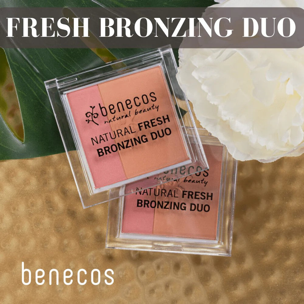 Benecos Naturalny podwójny puder brązujący - Ibiza Nights 8 g - zdjęcie 3