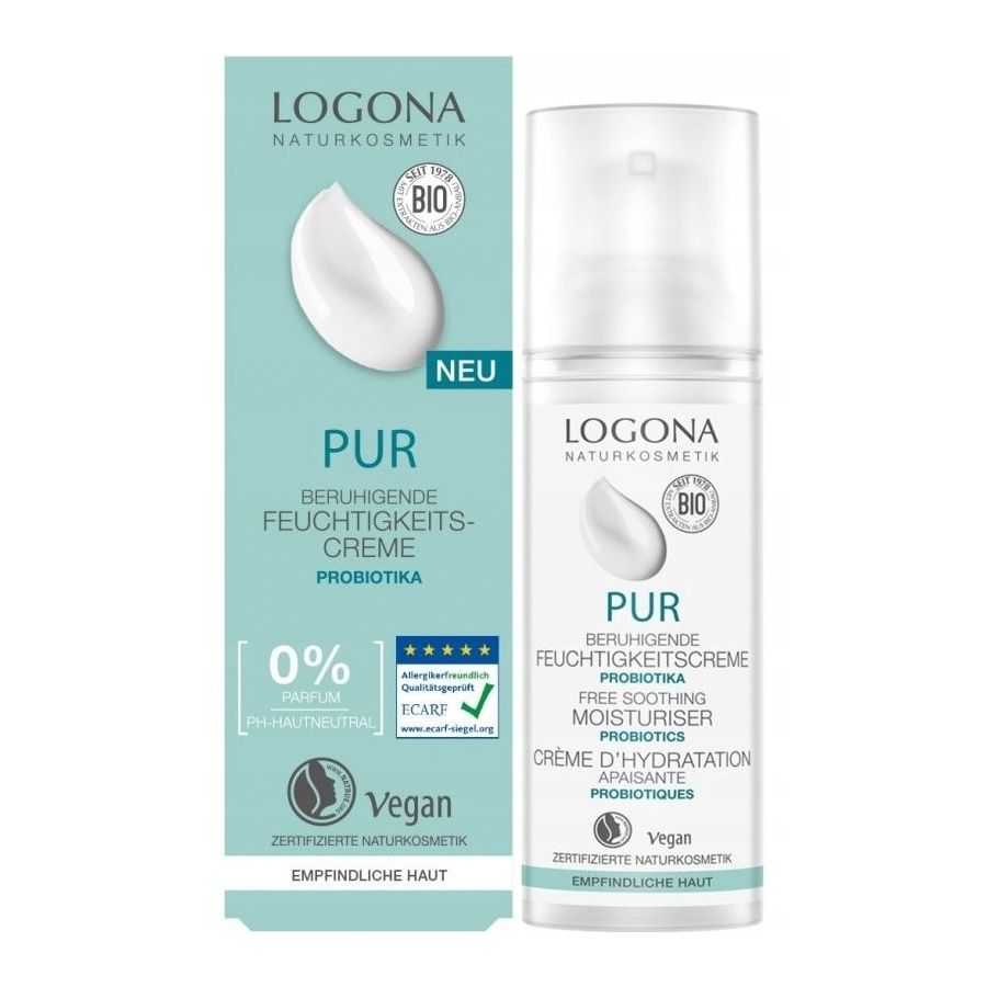 Logona Kojący krem nawilżający do twarzy z probiotykami 50ml