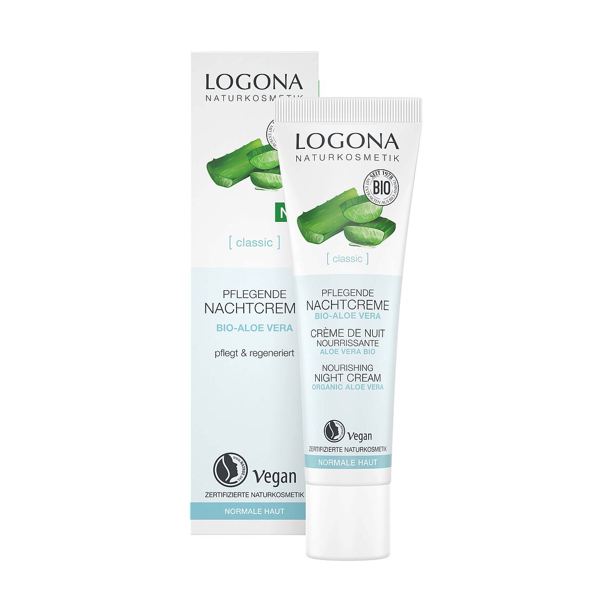 Logona Odżywczy krem na noc z organicznym aloesem 30ml