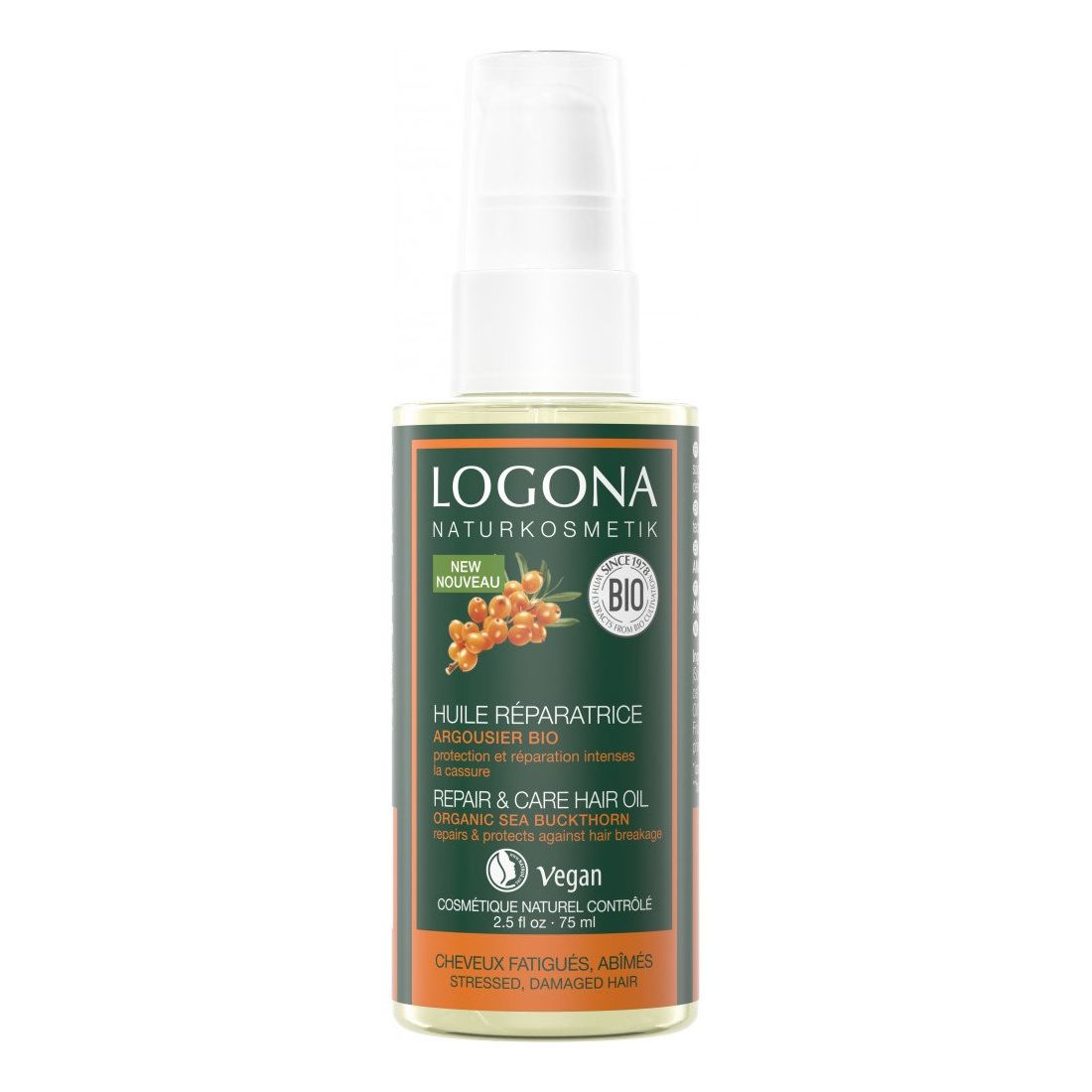 Logona Olejek regenerujący z organicznym rokitnikiem 75ml
