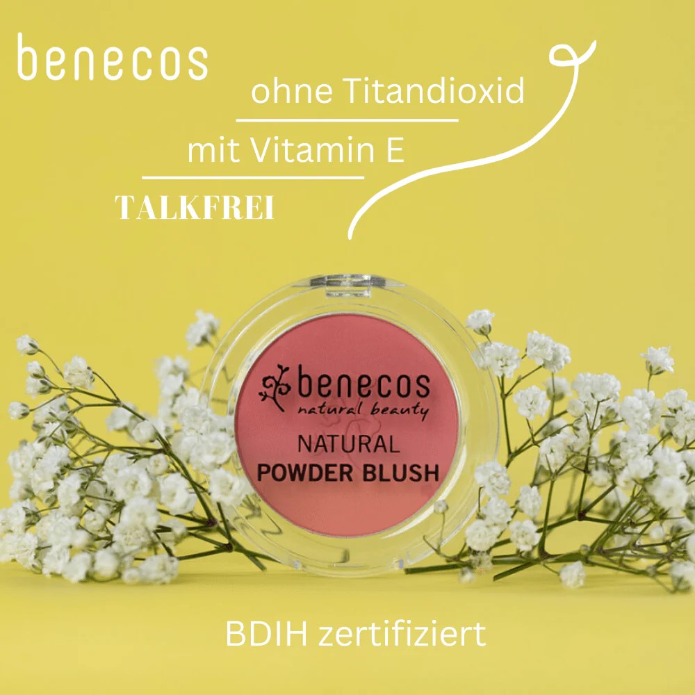 Benecos Naturalny róż do policzków - Mallow Rose 5,5 g - zdjęcie 6