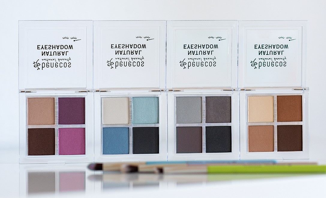 Benecos Paletka Quattro 4 naturalnych cieni do powiek - beautiful eyes - zdjęcie 5