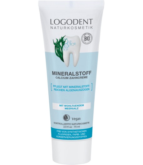 Logona DENT MINERAL Calcium Mineralna pasta do zębów z wapniem&amp;solą morską 75ml