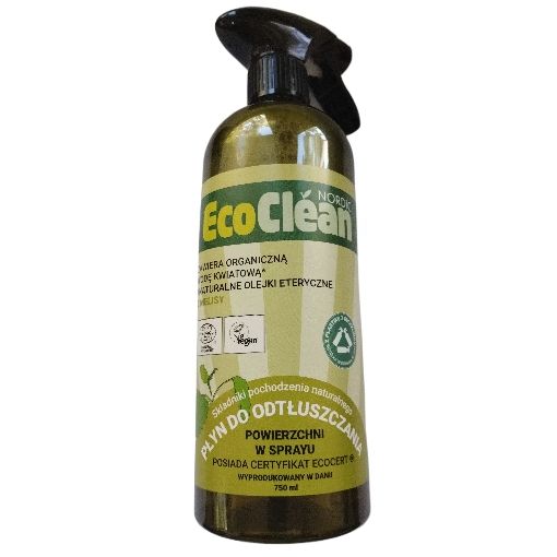 Eco Clean Płyn do odtłuszczania powierzchni w sprayu z melisą 750 ml