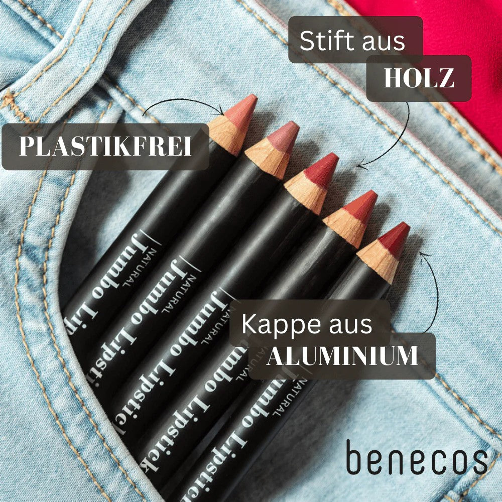 Benecos Naturalna pomadka w kredce Jumbo - warm sunset - zdjęcie 4