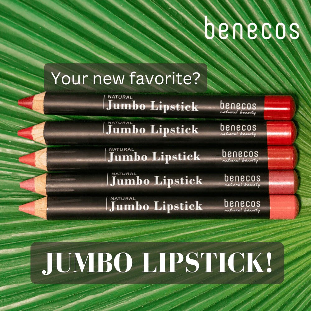 Benecos Naturalna pomadka w kredce Jumbo - red delight - zdjęcie 5