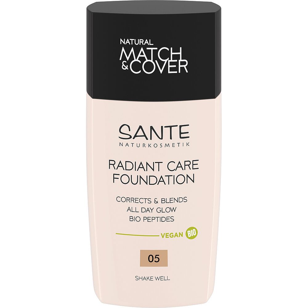 Sante Naturalny rozświetlający podkład pielęgn Radiant Care 05 Neutral Beige 30g