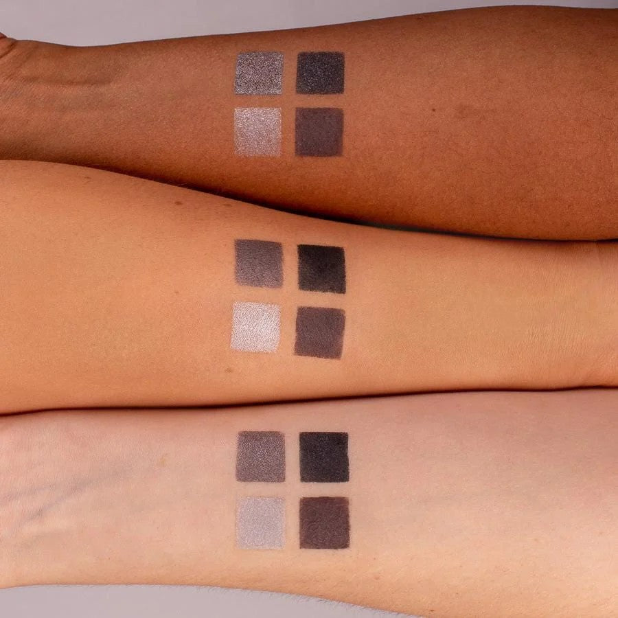 Benecos Paletka Quattro 4 naturalnych cieni do powiek - smokey eyes - zdjęcie 4